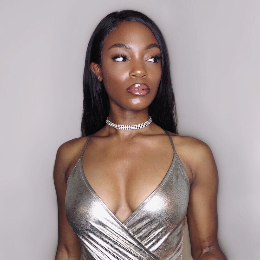 Metallic Bodycon Dress